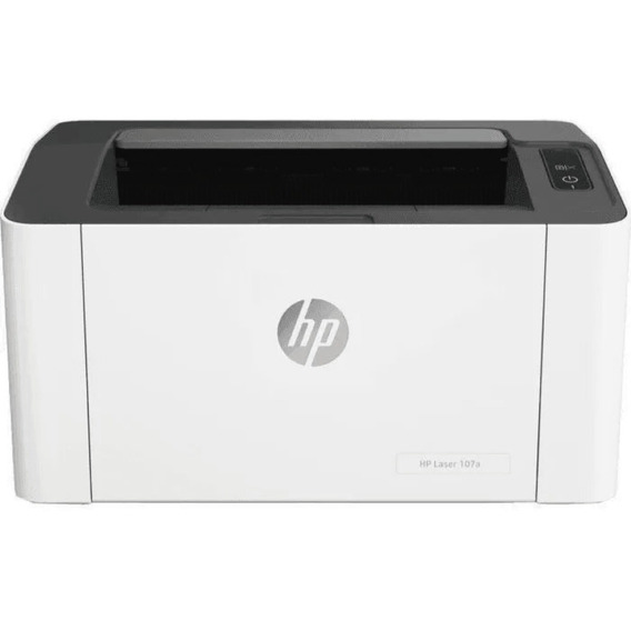 Impresora simple función HP Laser 107w con wifi blanca 4ZB78A