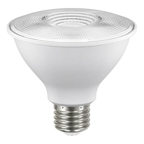 Foco Led Par30, Luz Suave Calida, Terminado Blanco, Base E27 Luz Blanco cálido