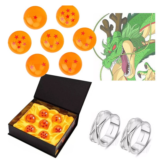 Juguetes De Esferas Dragon Ball + Anillo Goku. Con Caja