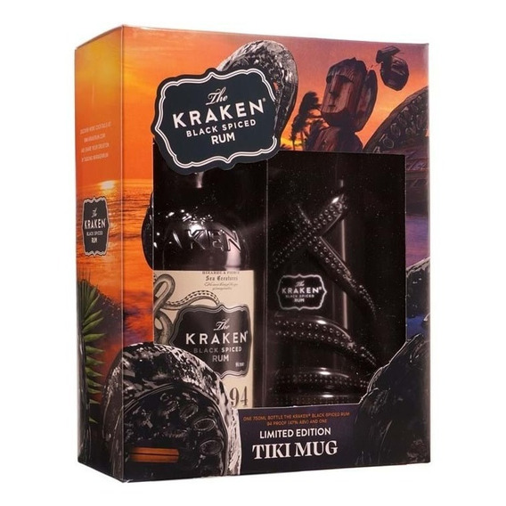 Ron Kraken Black Limited Edition Tiki Mug Goldbottle
