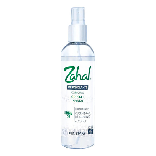 Desodorante en spray Zahal corporal 240ml
