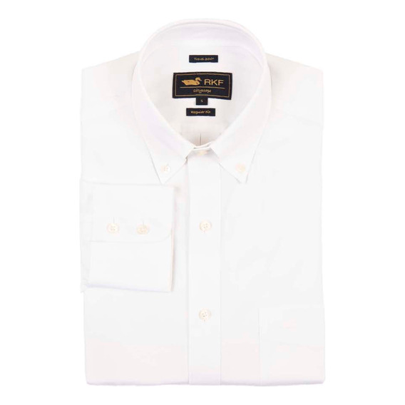 Camisa M/l Rockford Shr-wor Travel-mco White Para Hombre