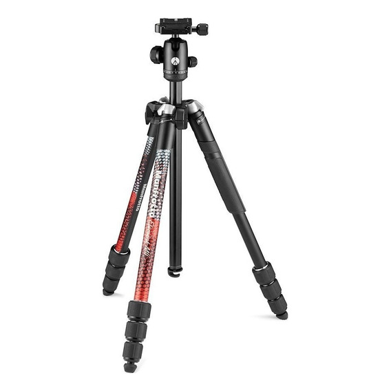 Trípode Manfrotto Element Mii Con Cabezal Bola (italy) * Color Rojo