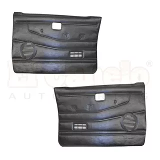 Par Tapiceria Puerta Nissan Pu D21 1986 - 2007 Fibra Eca