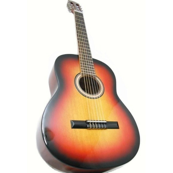 Guitarra Electro Acustica Criolla Funda Pua Garantia Colores