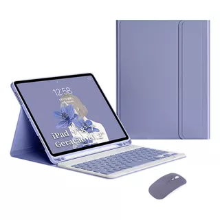 Capa Tablet+teclado+mouse Para iPad 10.2'' 9ª 8ª 7ª Geração