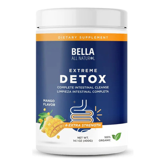 Detox Mango Bella All Natural Polvo Desintoxicación Extrema 