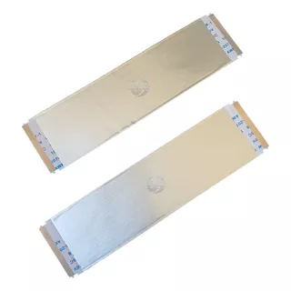 02 Cabos Flat Tv Led Philips 43 43pfg5000/78 Do Lvds 50 Vias