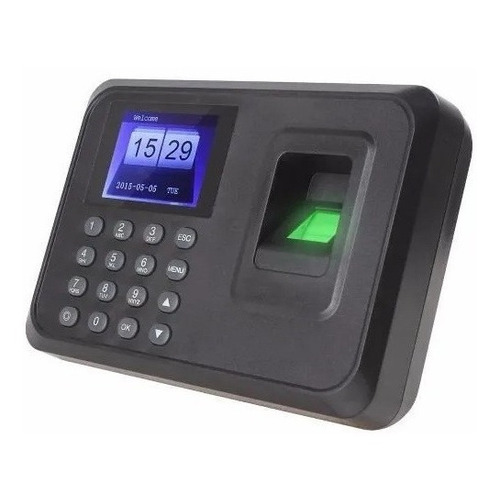 Reloj de tiempo con lector biométrico de huellas dactilares