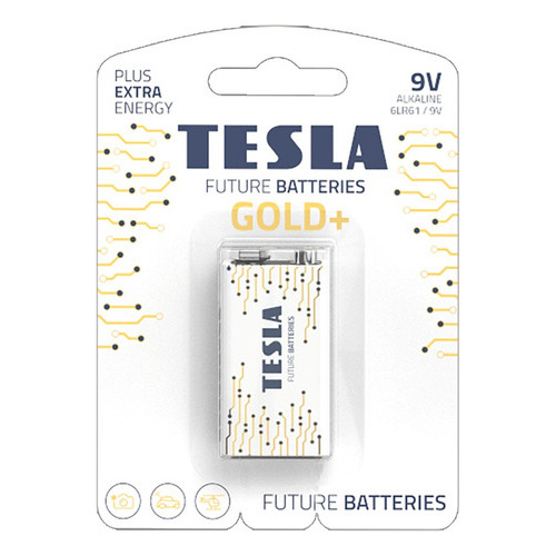 Bateria 9v Tesla Gold+ De Alta Duración