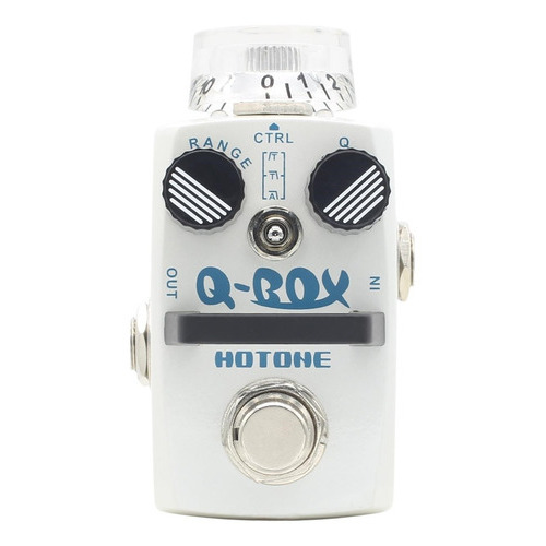 Hotone Saw-1 Q-box Pedal Efecto Filtro Auto Wah P/ Guitarra Color Blanco
