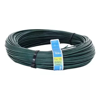 Arame Plastificado Verde Para Orquidea Fio 18 Bwg 2,00mm 1kg