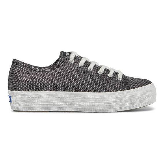 Zapatilla Mujer Triple Kick Metallic Gris Keds