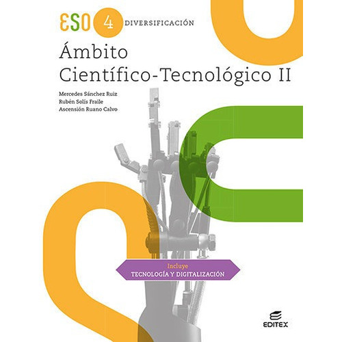 Ambito Cientifico Tecnologico Ii+tecn Di, De Aa.vv. Editorial Editex, Tapa Blanda En Español