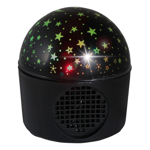 Lámpara Proyector Estrellas Led Con Bocina Bluetooth Niños Color de la estructura Negro Color de la pantalla Negro