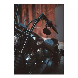 Quadro Decorativo Moto Harley Davidson 90x60