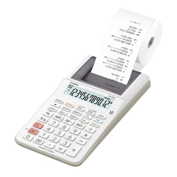 Calculadora Impresora Miniprint Casio Hr-8rc Impacto Online