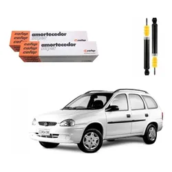  Par Amortecedor Traseiro Corsa Wagon 1.0 1.6 1997 A 2002