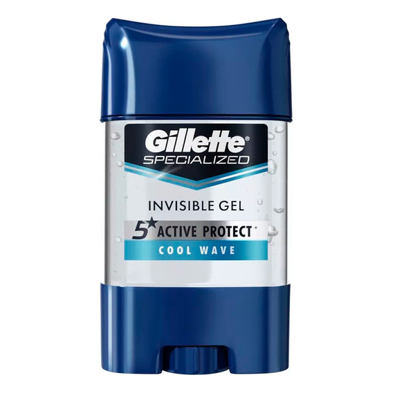 Antitranspirante Gel Gillette Clear Cool Wave 82g