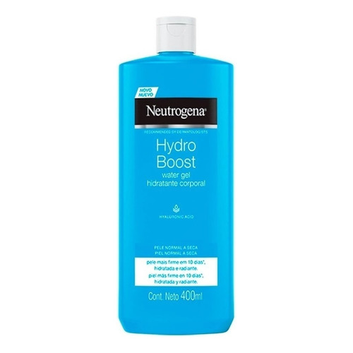  Crema gel ultraleve para cuerpo Neutrogena Hydro Boost Hidratante Corporal Hydro Boost Water Gel Neutrogena en pomo 400mL