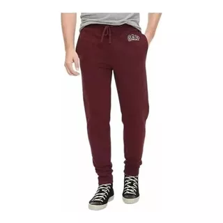 Pantalon Deportivo Gap Marino Con Jareta Logo Hombre M,l,xl