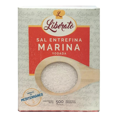 Sal Marina Yodada Entrefina Liberato 100% Natural 500gr