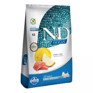 Ração Nd Ocean Caes Adulto Mini Salmão 2,5kg