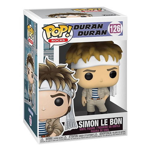 Funko Pop! Rocks Duran Duran Simon Le Bon #126