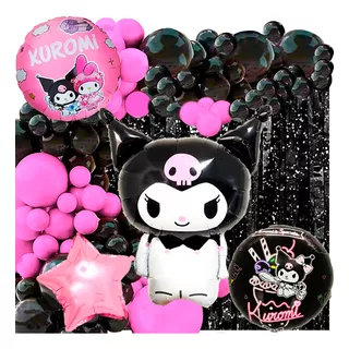 50 Art Globo Kuromi My Melody Baku Gatita Kitty Conejita