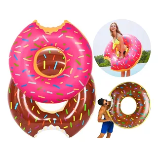 Boia Inflavel Donut Gigante 120 Cm Rosquinha Imperdível Top 