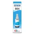 Tinta de impresora Epson T664 L565 L395 L455 L355 L121 cian de 70 ml
