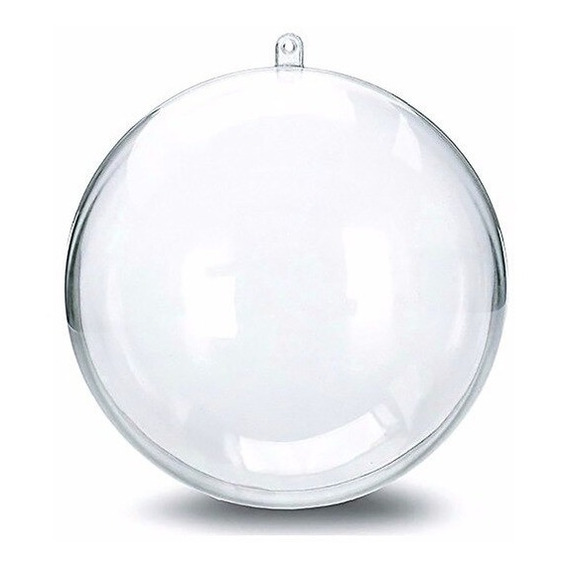 Esfera De Acrilico Transparente De 8 Cm / 50 Pzas
