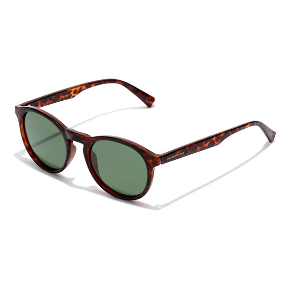 Gafas De Sol Polarizadas Hawkers Bel Air Hombre Y Mujer Lente Verde Armazón Carey