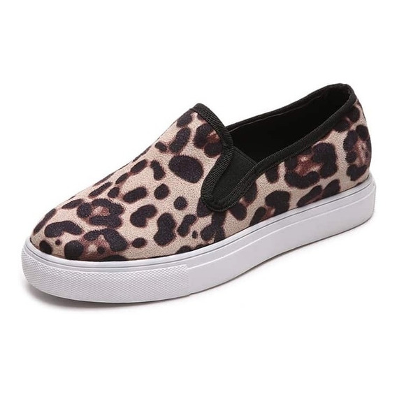 Zapatilla Slip-on Animal Print Shein