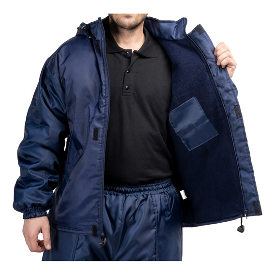 Campera Trabajo Termica Impermeable Interior Polar Pulqui