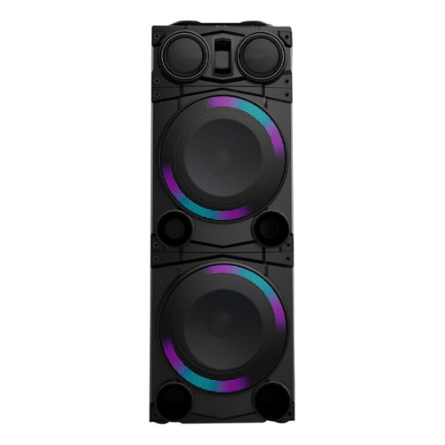 Sistema De Audio Doble 2500w Rms Awpoc10l Aiwa Color Negro