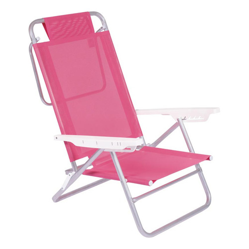 Silla Playa Reposera Aluminio Mor Summer - Color Rosa