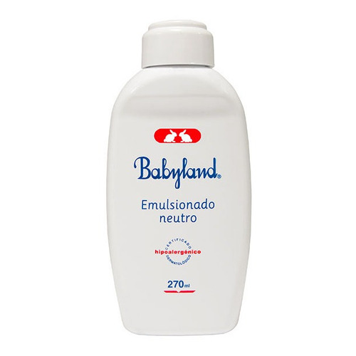 Emulsionado Neutro Babyland 270 Ml, Hipoalergénico (1 Unid)