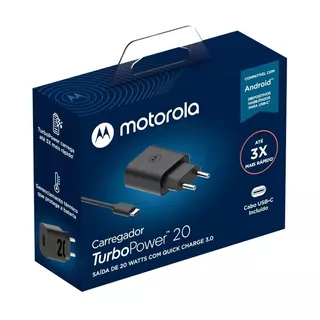 Carregador Motorola Turbo Moto One Vision Power Original