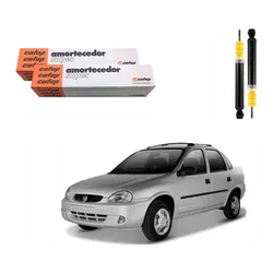  Par Amortecedor Traseiro Corsa Sedan 1.0 1.6 1996 A 2006