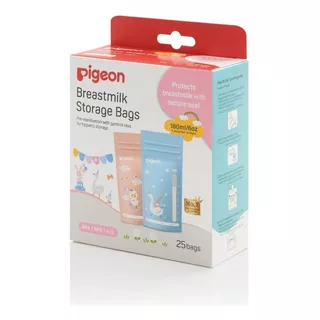 Bolsas Para Almacenar Leche Materna Pigeon 180ml