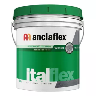 Revestimiento Texturado 30k Anclaflex Impermeable Flexible Color Medio 963 Ai