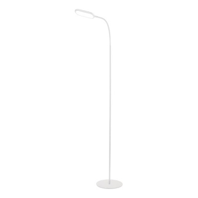 Lampara Velador De Pie Jupiter Blanco Led Dimerizable Mc