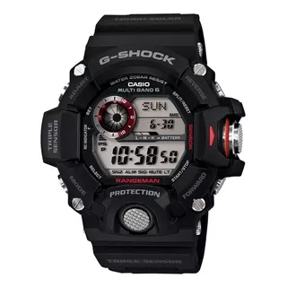 Relogio Casio G-shock Rangeman Gw-9400-1dr Altímetro Barômetro Bússola Digital Tough Solar (por Energia Solar)