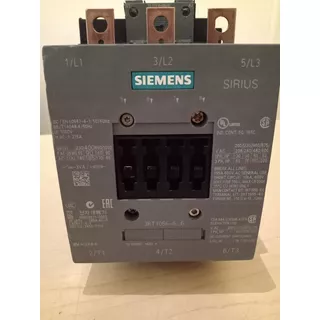 Contactor Siemens 3rt1056 Con Bobina 110 Vol.