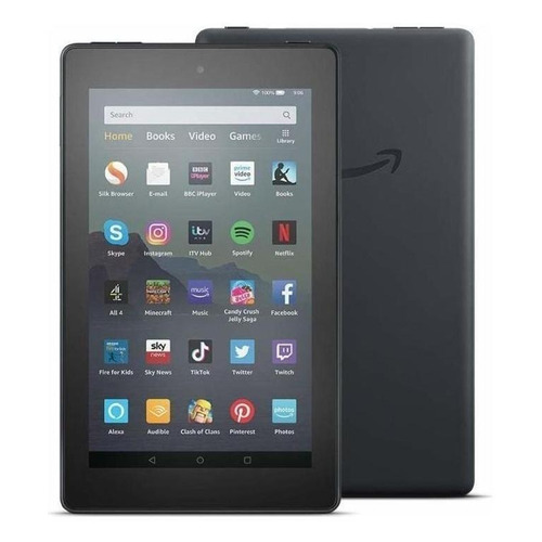 Tablet  Amazon Fire 7 2019 KFMUWI 7" 16GB black e 1GB de memória RAM