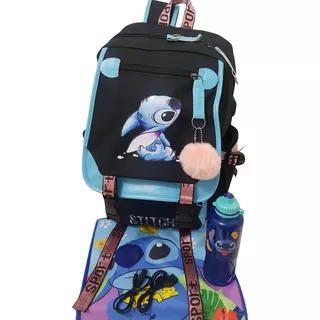 Mochilas Stitch! Entrega Inmediata! Usb, Y Accesorios! 