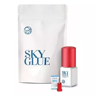 Cola Sky S+glue Alongamento De Cílios Fio Volume Russo Red