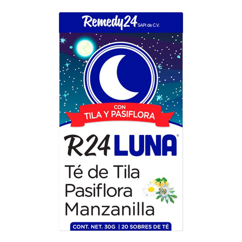 Té Funcional Remedy24 Luna 20 Sobres 30g