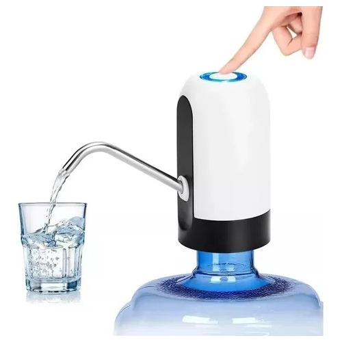 Dispensador De Agua Automático Para Botellon Recargable Color Blanco